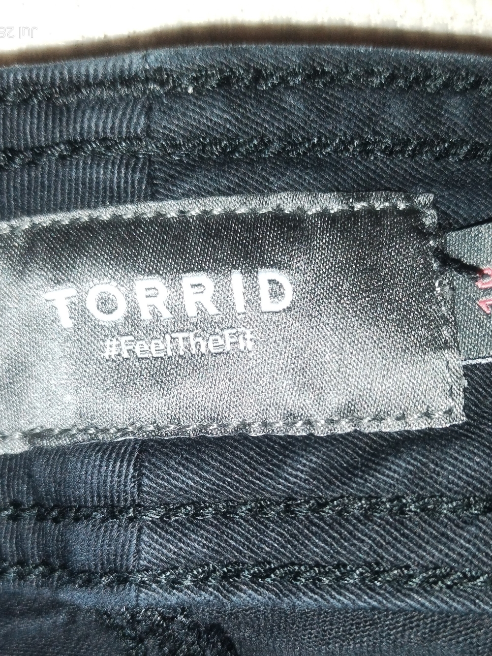 Torrid Size 18 Black Utility Jeans - Picture 3 of 9